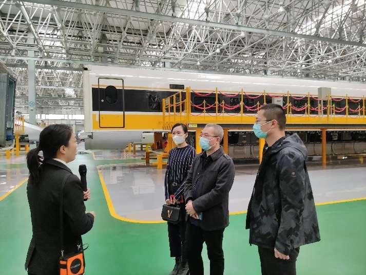 走访中车长春轨道客车股份有限公司