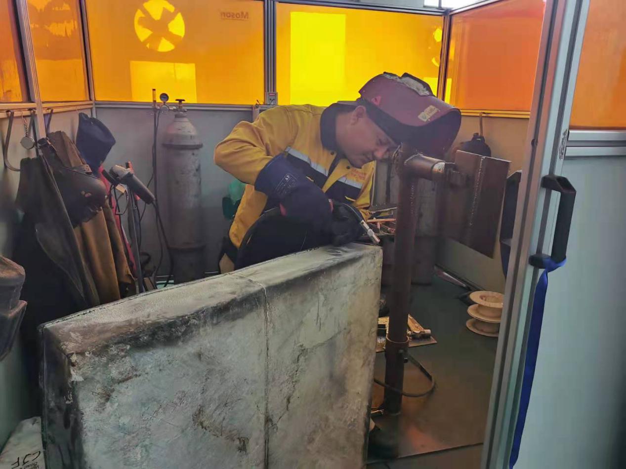 焊接修复安全保卫处消防演练水槽