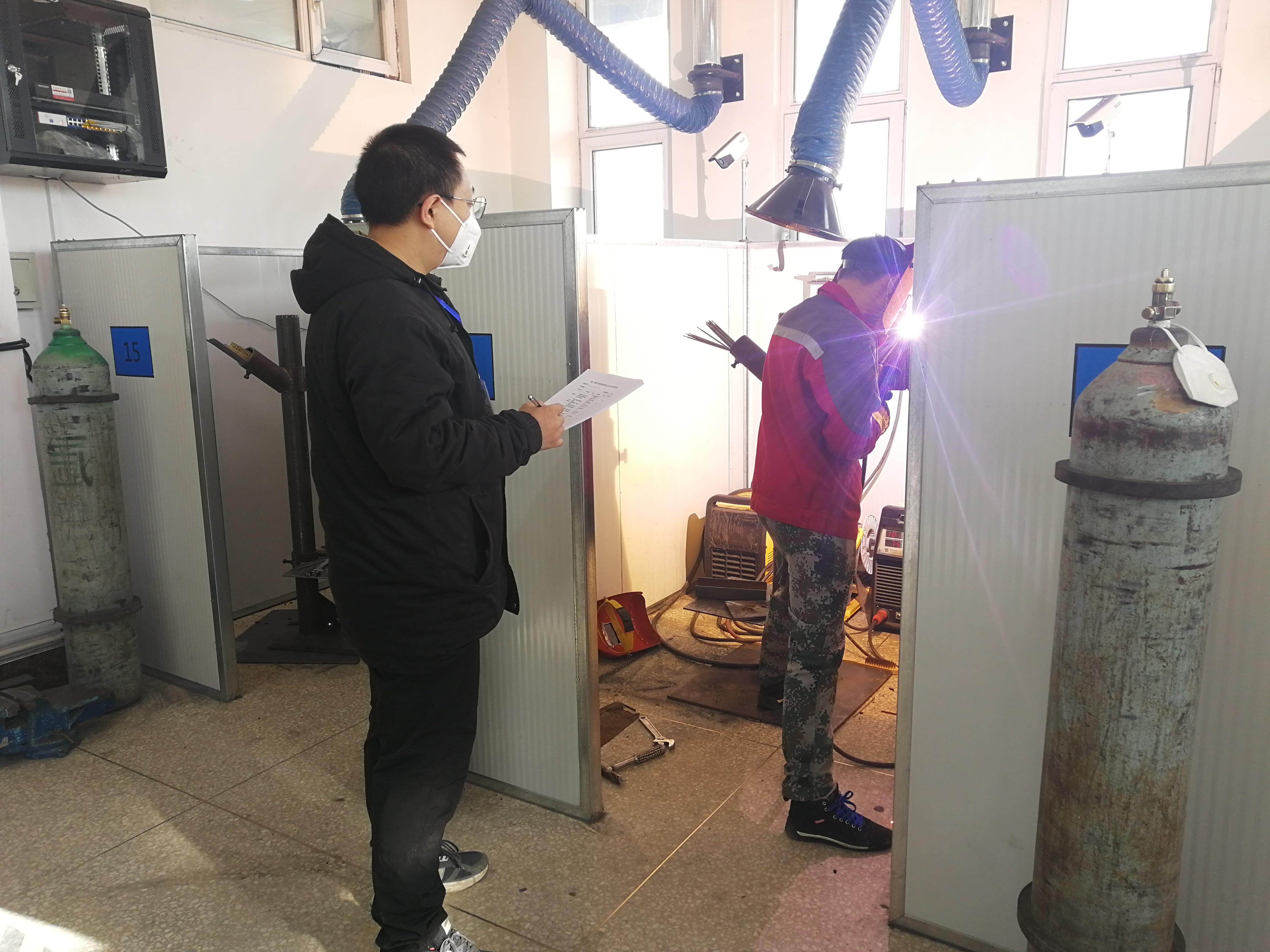 特殊焊接技术职业技能等级证书实操考核现场